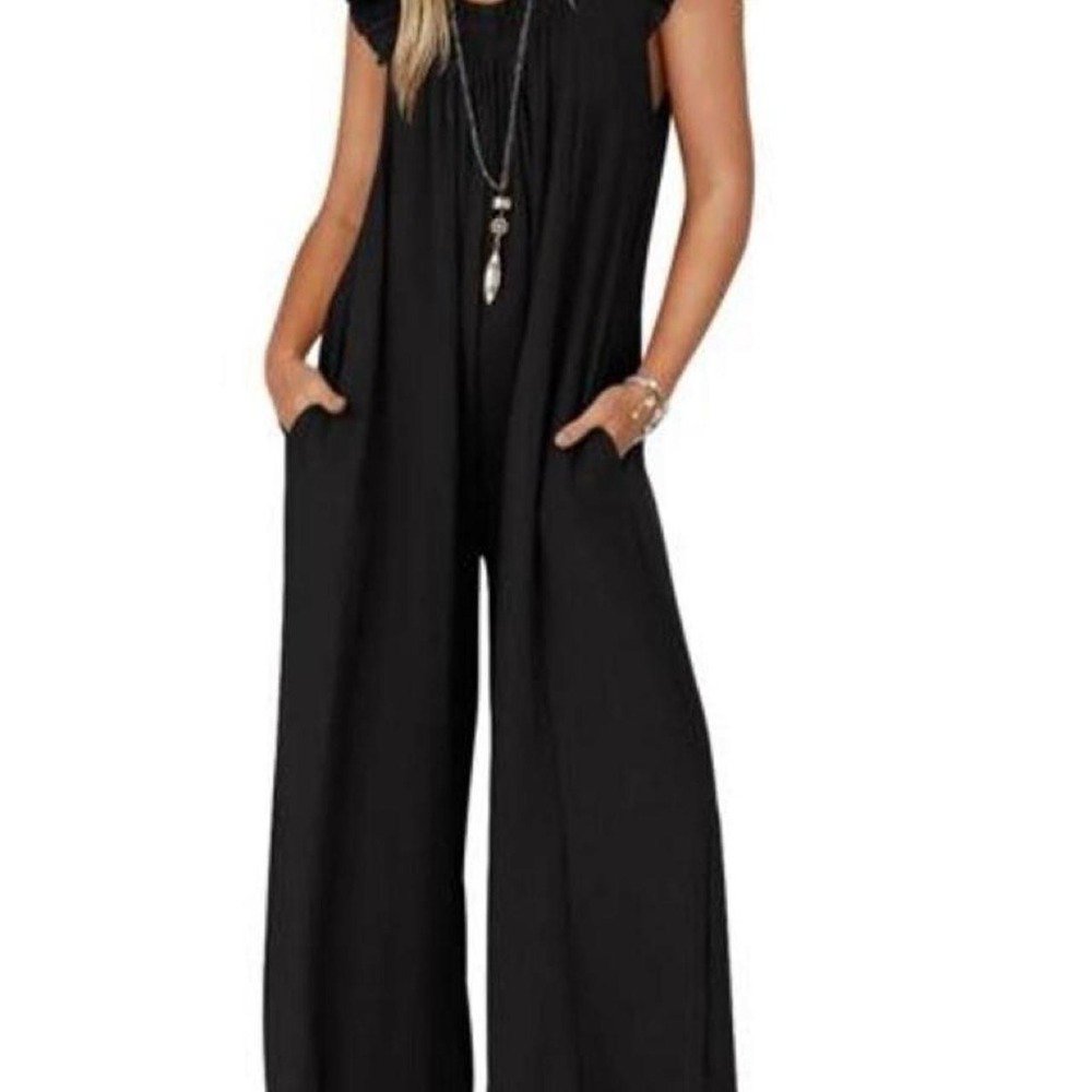 ZESICA Women's Summer Loose Jumpsuit